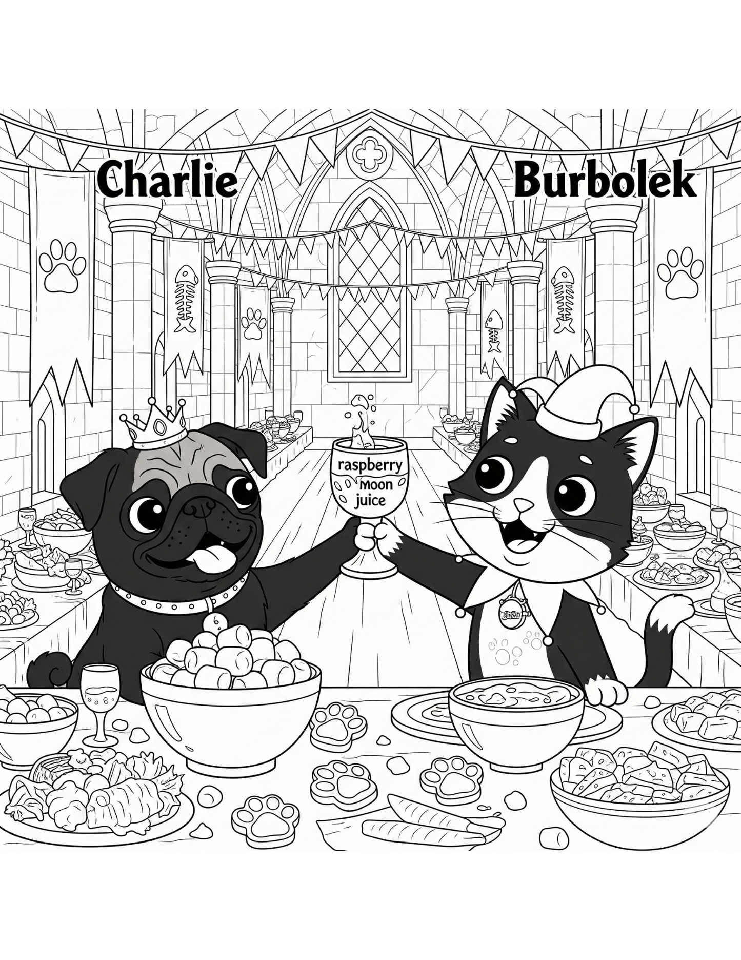 Przygoda Charlie i Burbołka: Magiczny Pakiet Zabaw do Druku (PDF)