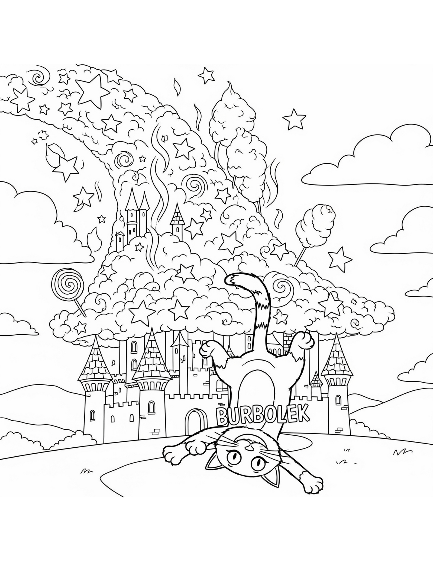 Przygoda Charlie i Burbołka: Magiczny Pakiet Zabaw do Druku (PDF)
