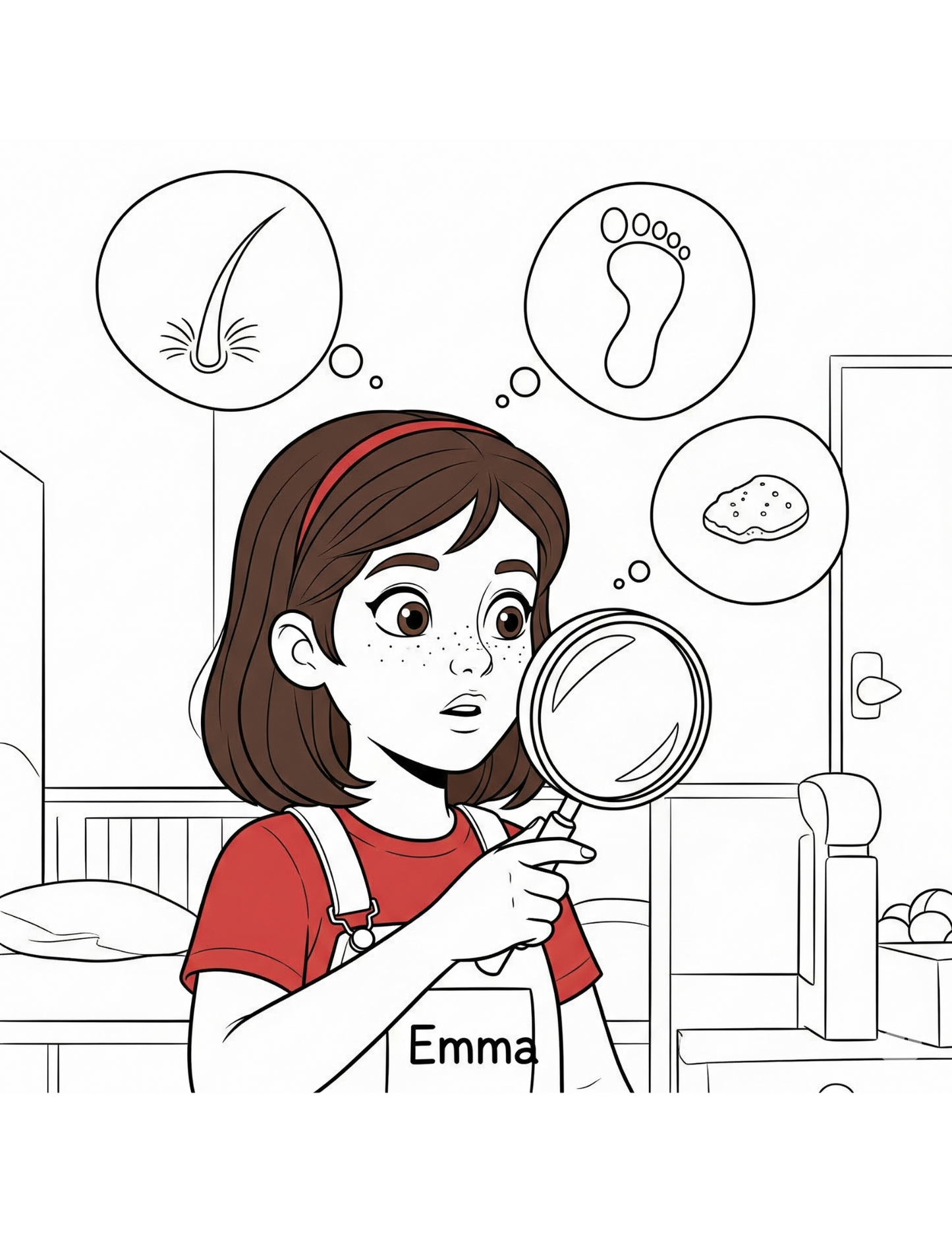 Przygoda Emmy i zaginiony przepis – eBook + Kolorowanki PDF : Emma's Adventure and the Missing Recipe – eBook + Coloring Pages PDF