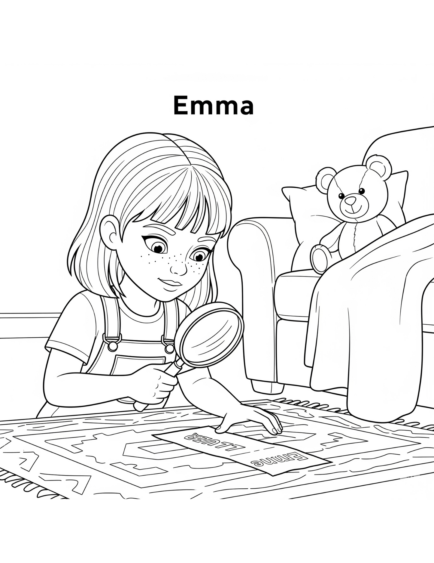 Przygoda Emmy i zaginiony przepis – eBook + Kolorowanki PDF : Emma's Adventure and the Missing Recipe – eBook + Coloring Pages PDF
