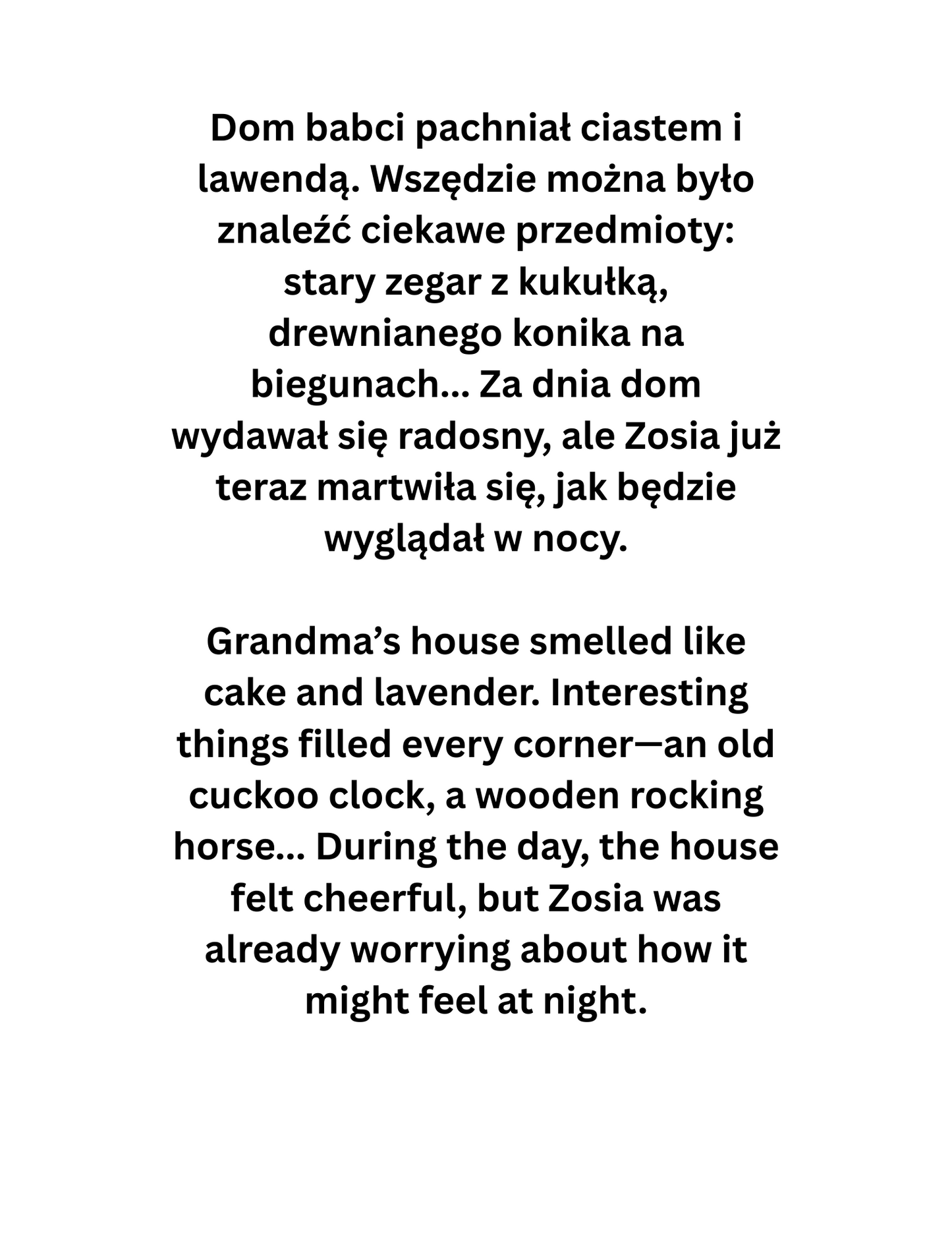 Zosia i Sekretna Skrzynka Odwagi / Zosia and the Secret Bravery Box