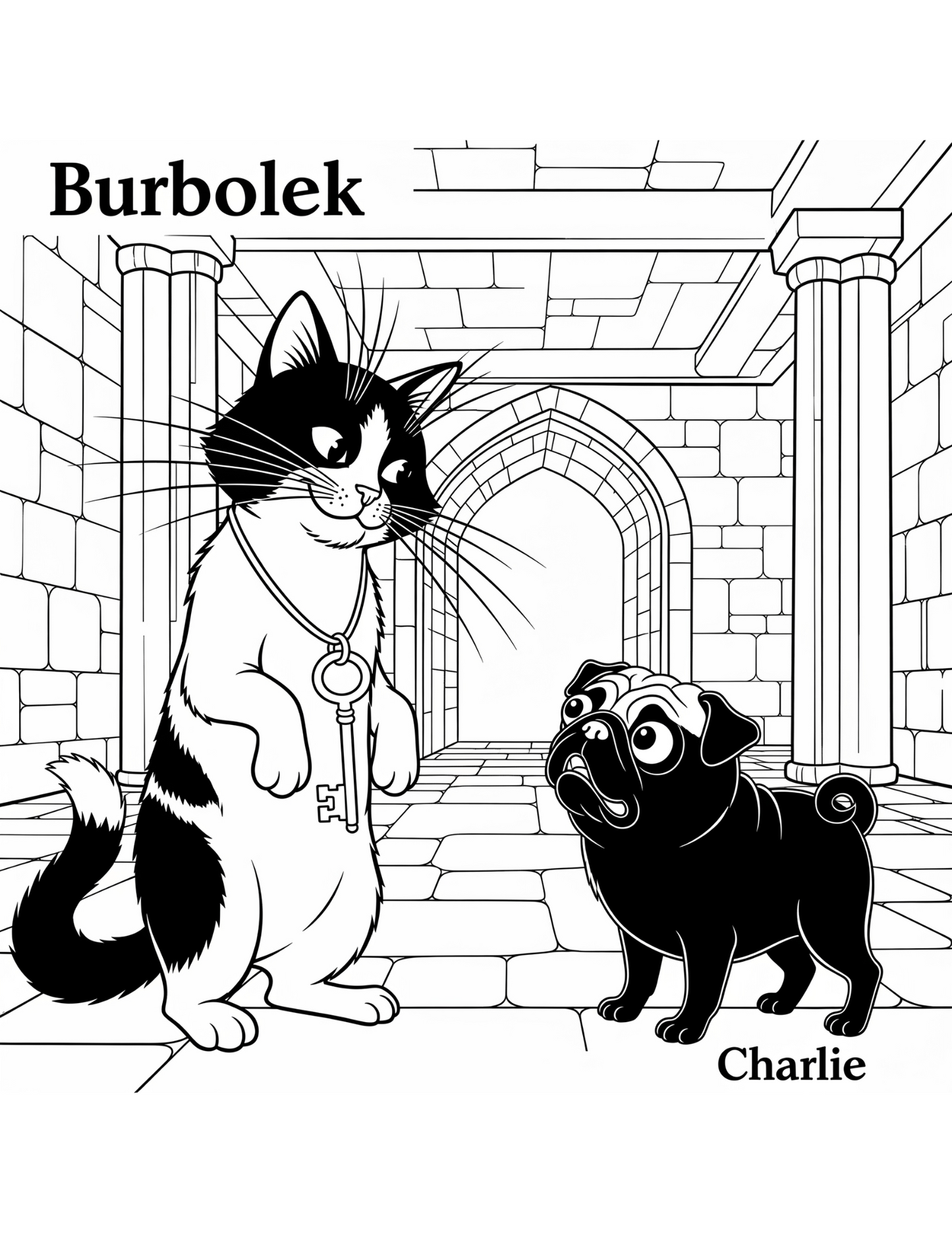Przygoda Charlie i Burbołka: Magiczny Pakiet Zabaw do Druku (PDF)