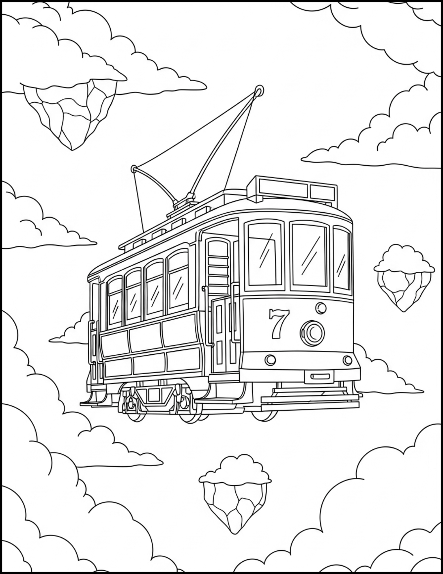 E-book + Kolorowanki: „Charlie i Zaczarowany Tramwaj Nr 7” (PDF do druku)