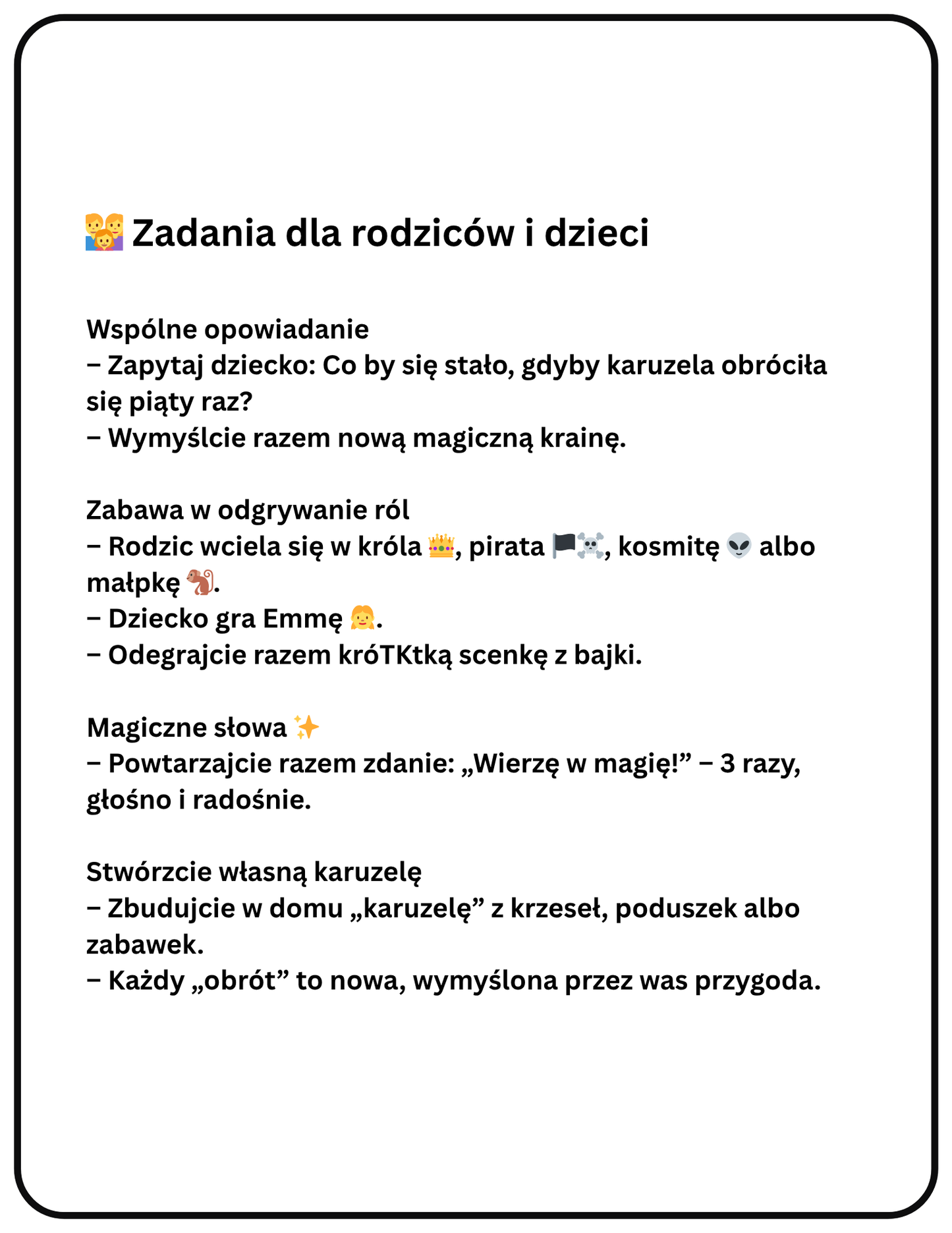 Emma i Karuzela Czasu – Magiczna Dwujęzyczna Bajka z Zadaniami i Kolorowankami (PDF do druku)