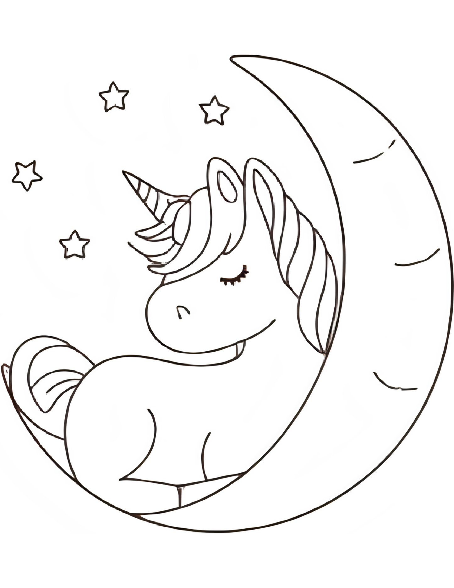 Unicorn Kolorowanka dla dziewczynek