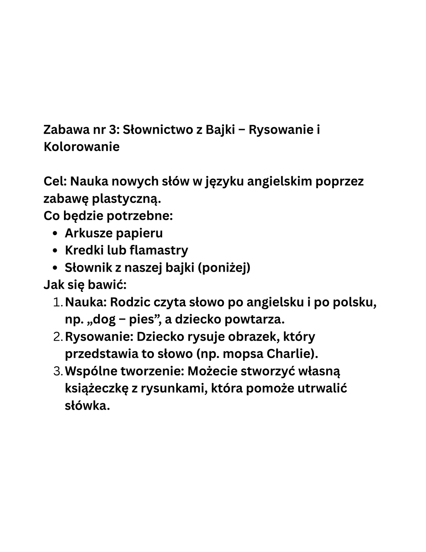 : Detektywi od Serca: Przygody Emmy i Charlie. Opowiadanie dwujęzyczne ze słownikiem i kreatywnymi zadaniami dla dzieci i rodziców, oraz kolorowanka tematyczna (PDF)