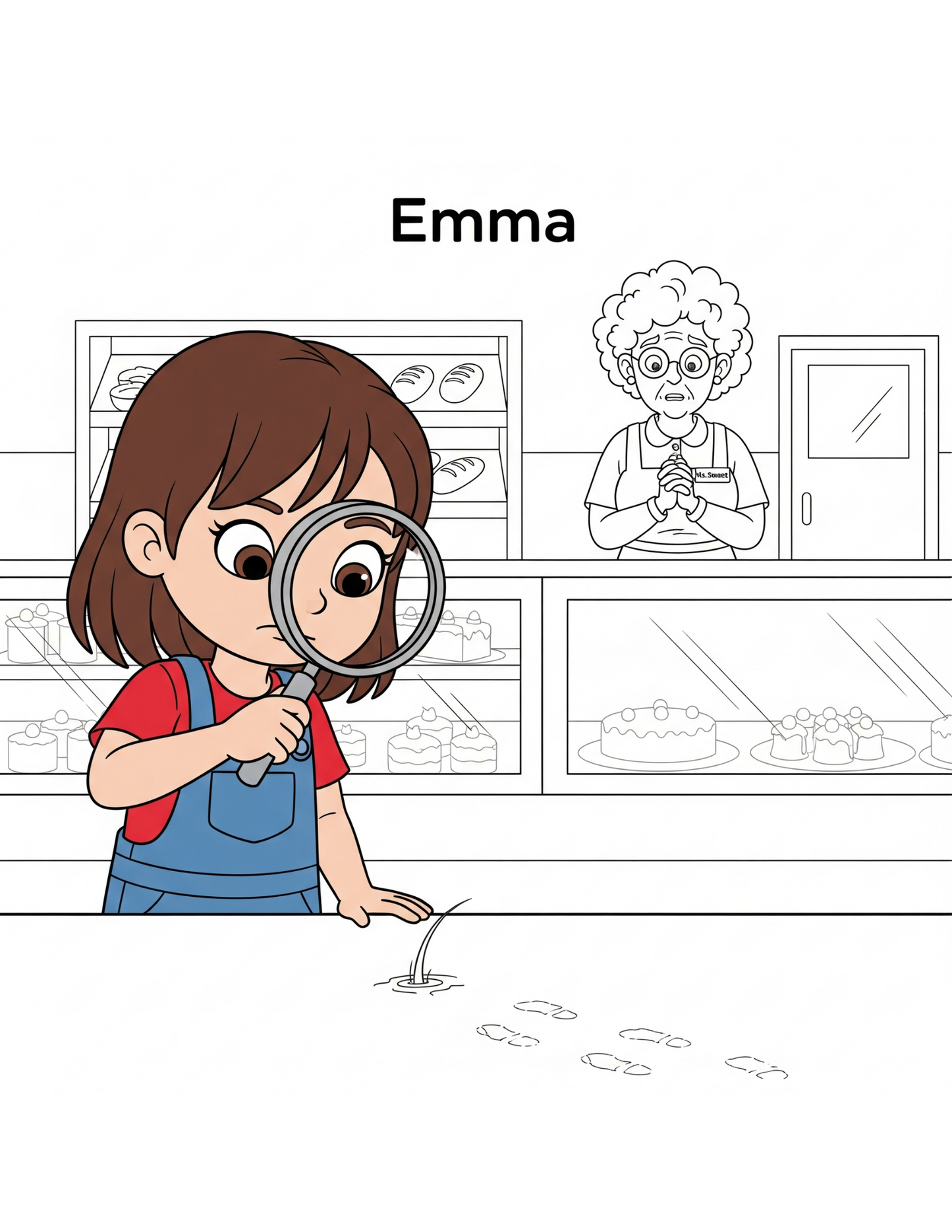 Przygoda Emmy i zaginiony przepis – eBook + Kolorowanki PDF : Emma's Adventure and the Missing Recipe – eBook + Coloring Pages PDF