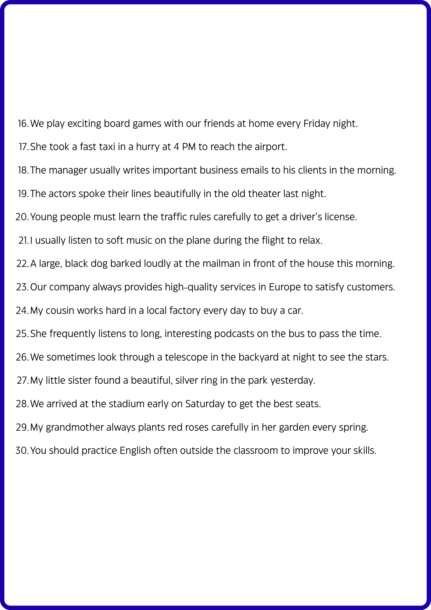 SYSTEM KONSTRUKTORA: ANGIELSKI KRĘGOSŁUP (S-V-O-M-P-T-Y)- Budowa zdania Angielskiego