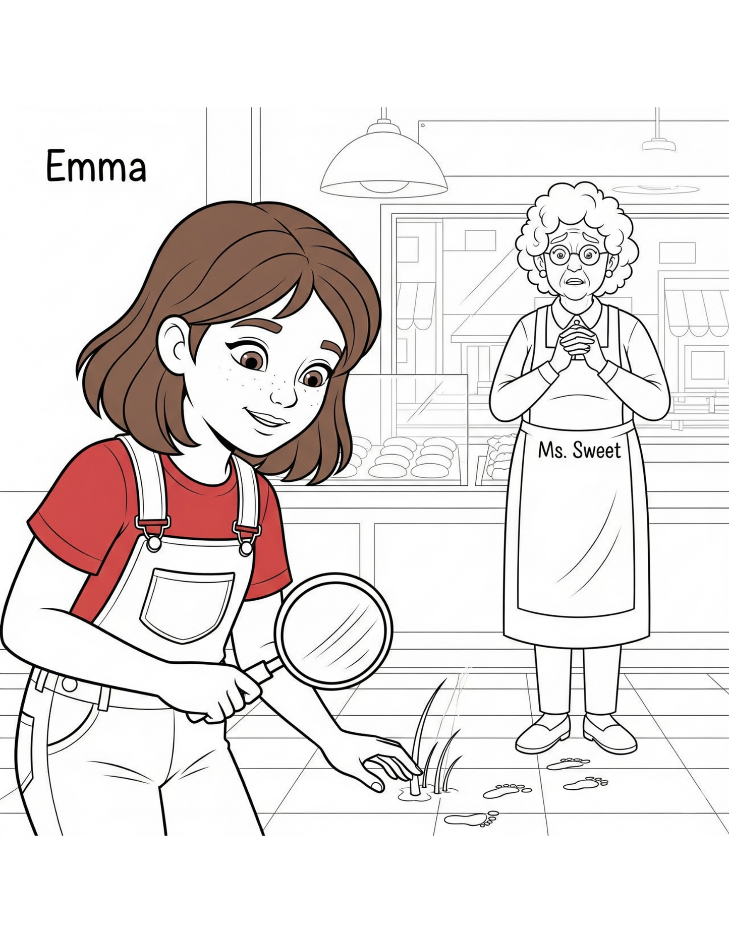 Przygoda Emmy i zaginiony przepis – eBook + Kolorowanki PDF : Emma's Adventure and the Missing Recipe – eBook + Coloring Pages PDF