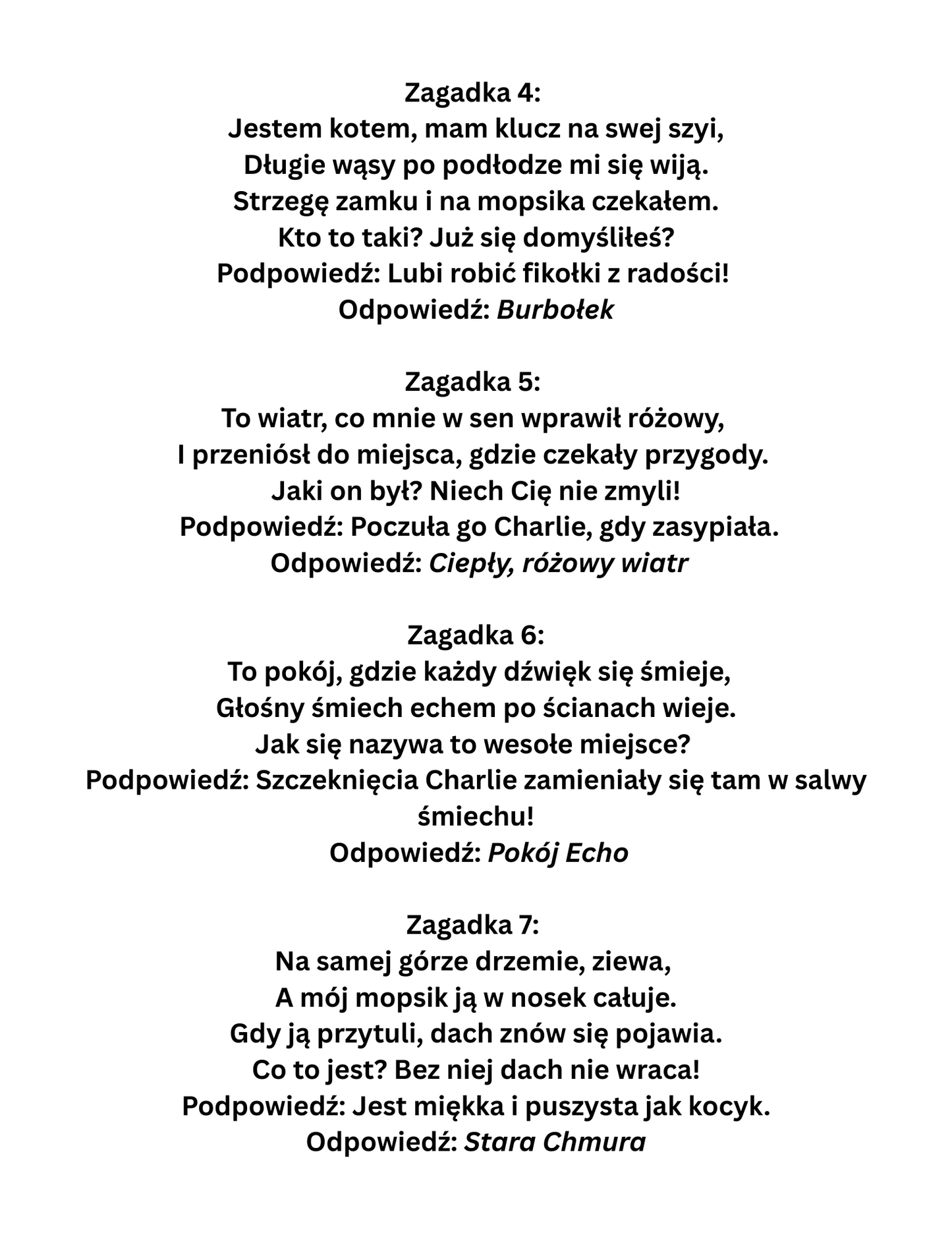 Przygoda Charlie i Burbołka: Magiczny Pakiet Zabaw do Druku (PDF)