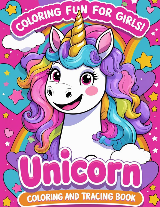 Unicorn Kolorowanka dla dziewczynek