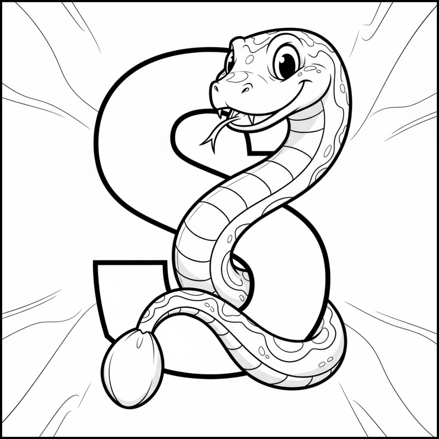 Edukacyjna kolorowanka z alfabetem A–Z dla dzieci. Proste czarno-białe ilustracje do druku, nauka liter, ćwiczenie rączki i kreatywna zabawa dla przedszkolaków.