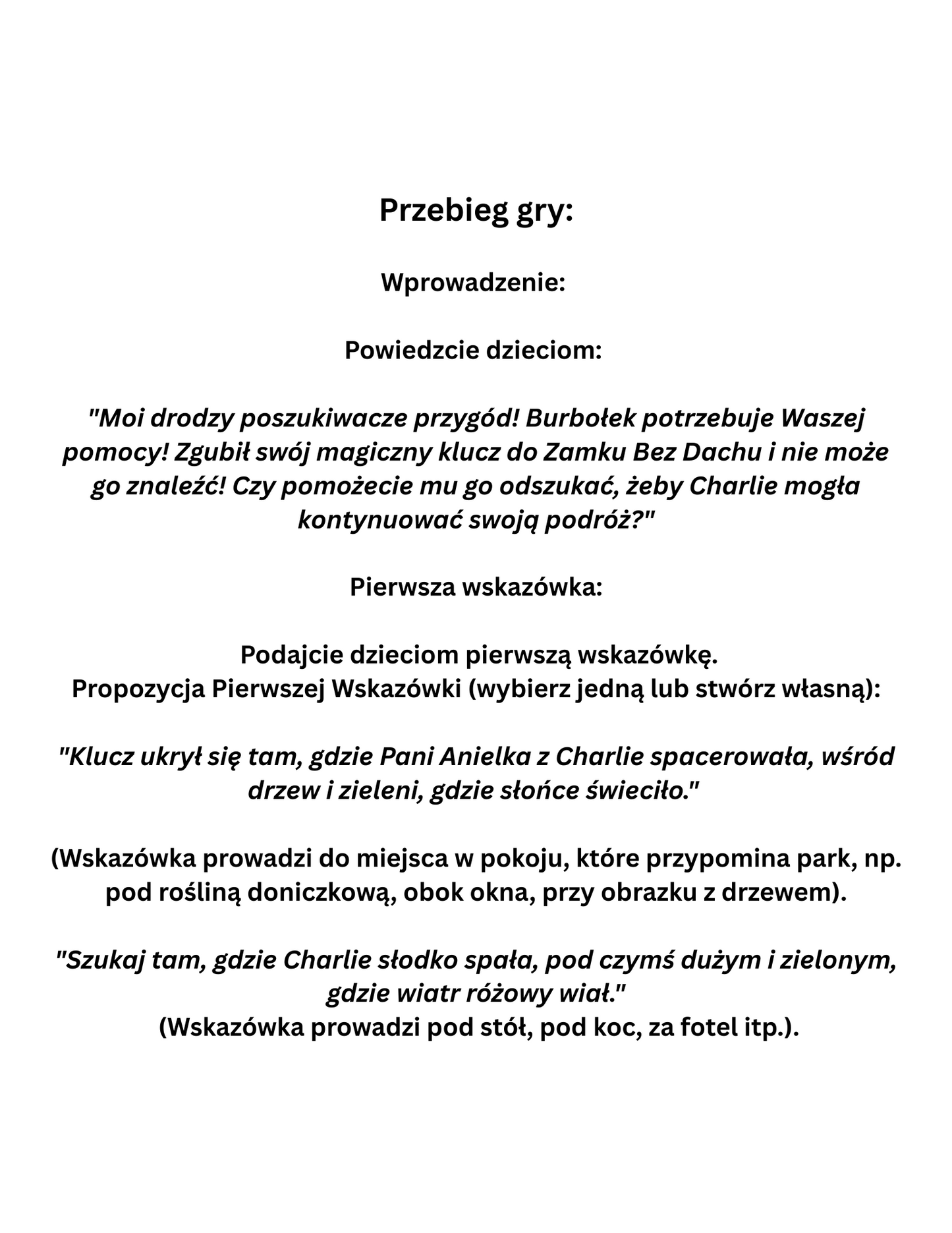 Przygoda Charlie i Burbołka: Magiczny Pakiet Zabaw do Druku (PDF)