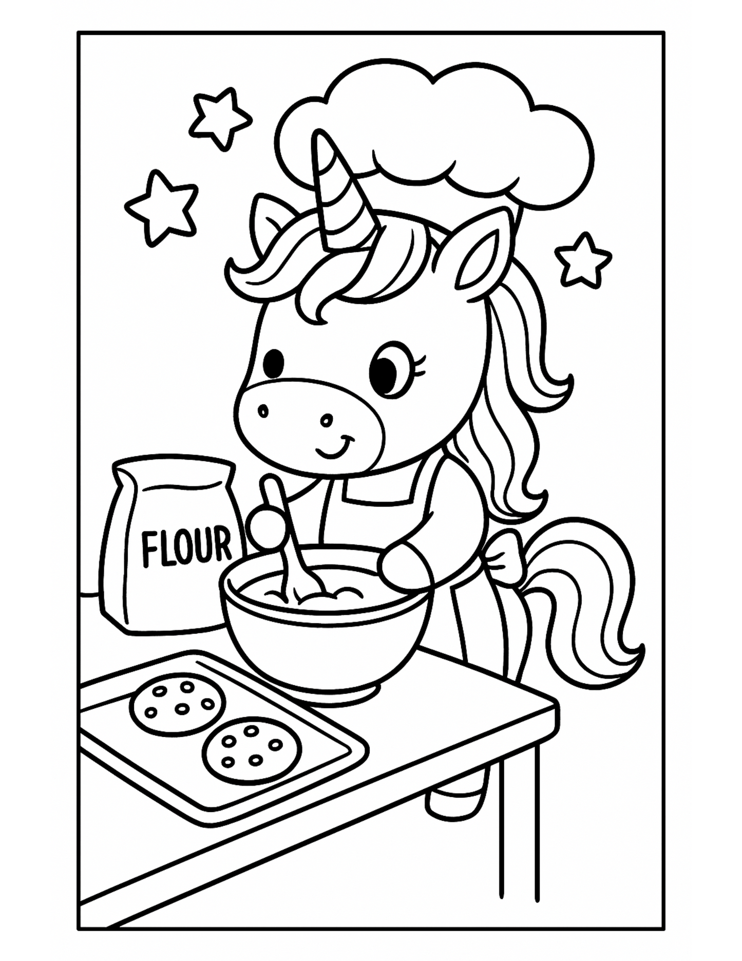 Unicorn Kolorowanka dla dziewczynek