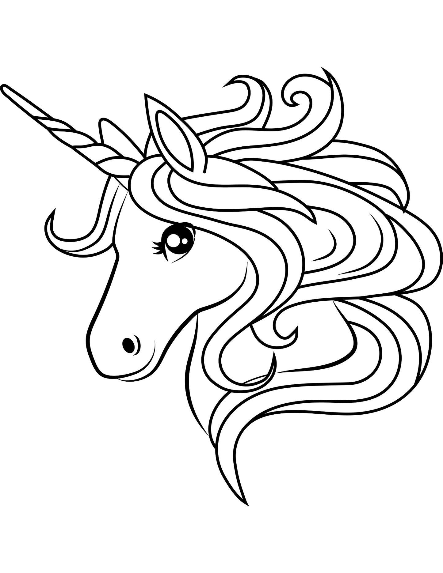 Unicorn Kolorowanka dla dziewczynek