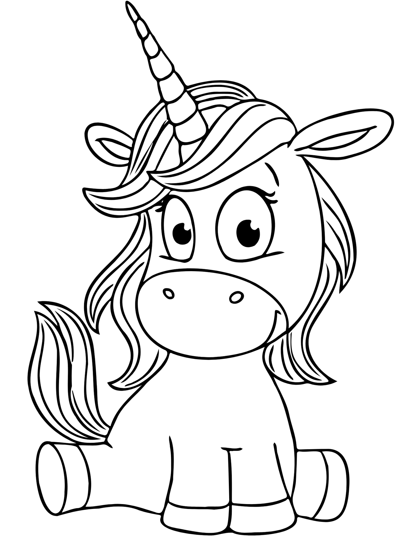 Unicorn Kolorowanka dla dziewczynek