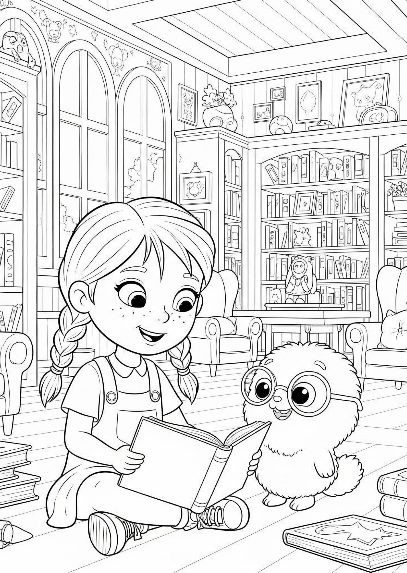 Emma i Biblioteczny potworek