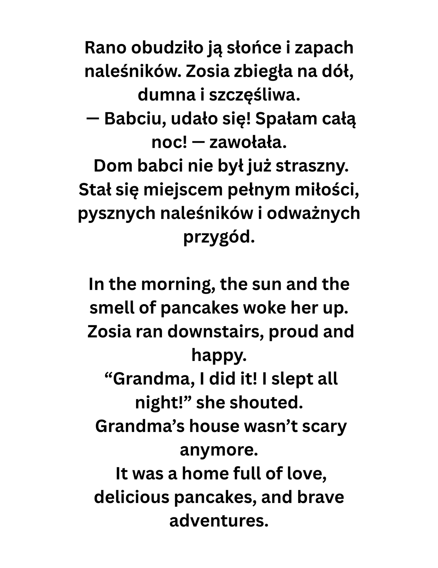 Zosia i Sekretna Skrzynka Odwagi / Zosia  and the Secret Bravery Box