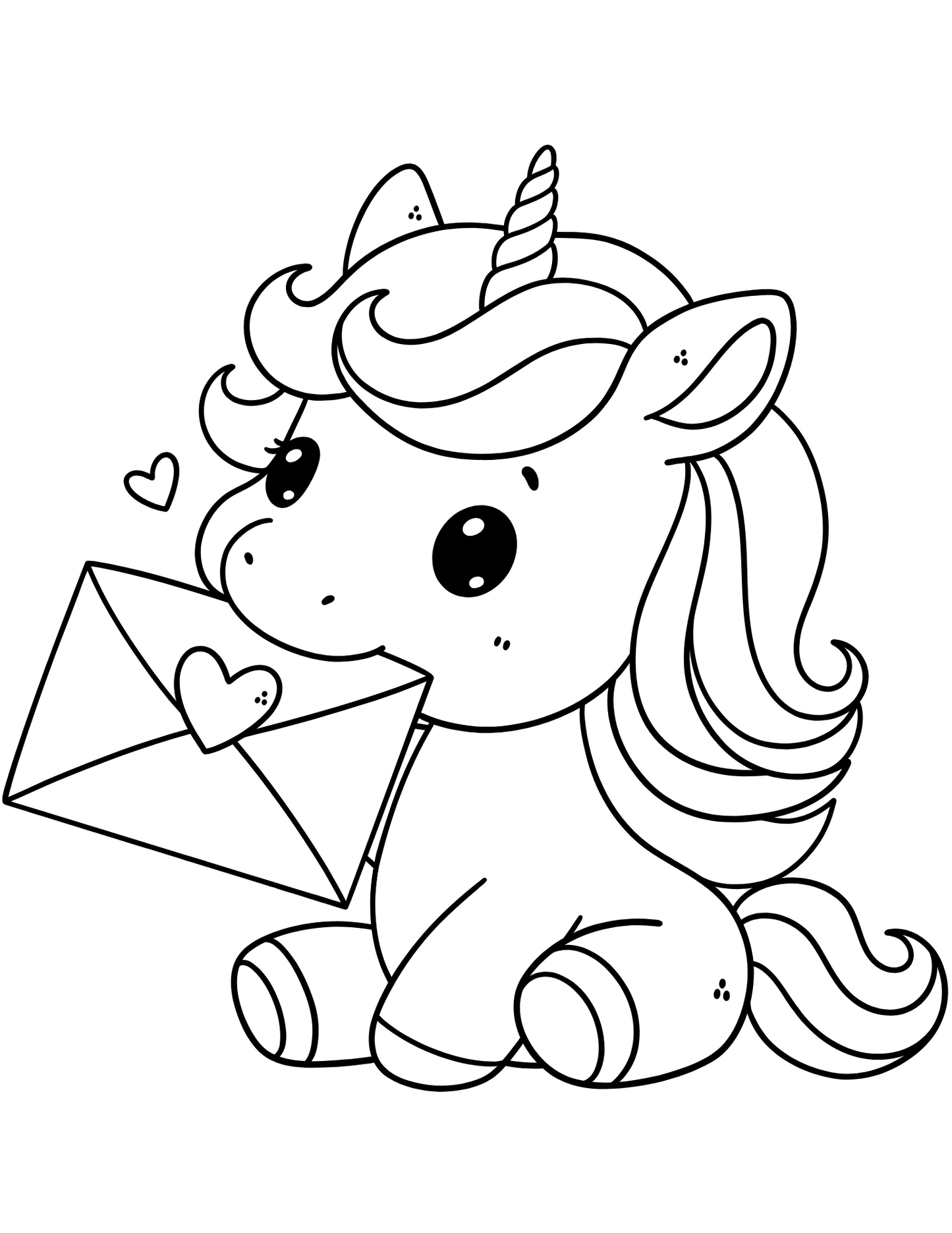Unicorn Kolorowanka dla dziewczynek