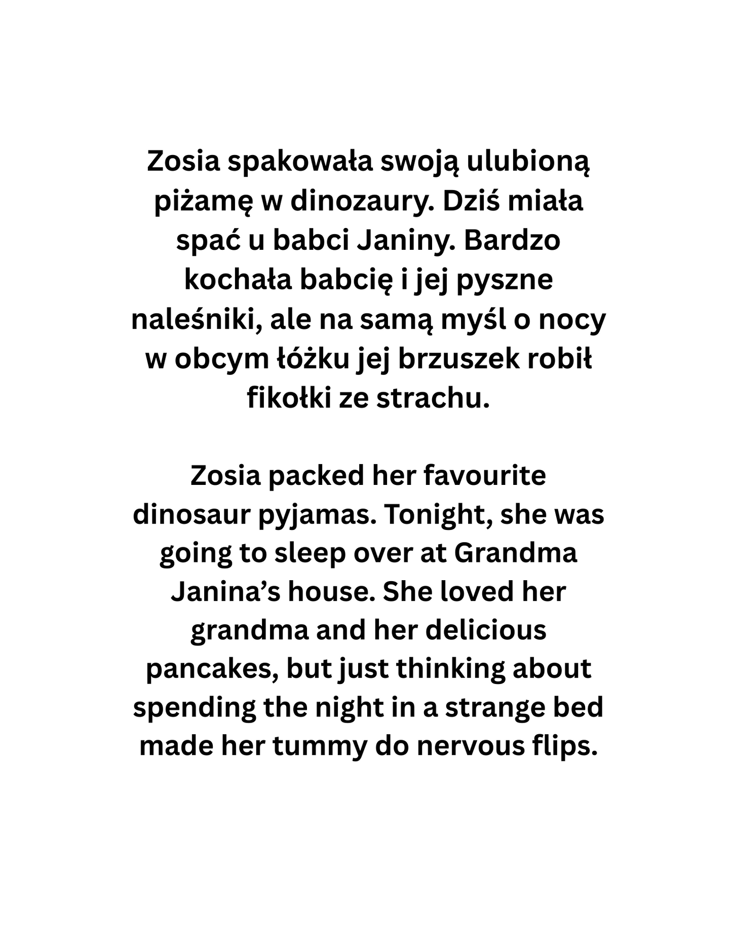 Zosia i Sekretna Skrzynka Odwagi / Zosia  and the Secret Bravery Box