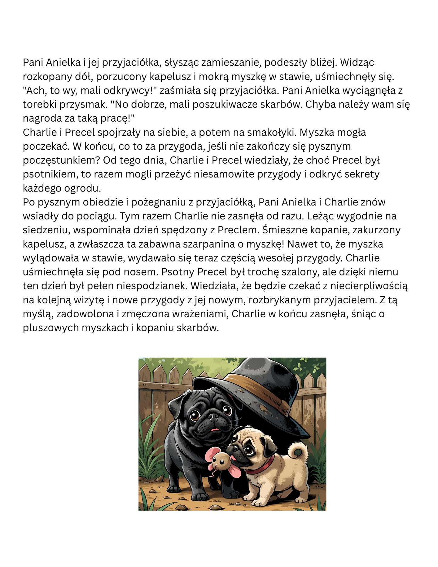 Charlie i Psotny Precel: Tajemnica Ogrodu 🐾