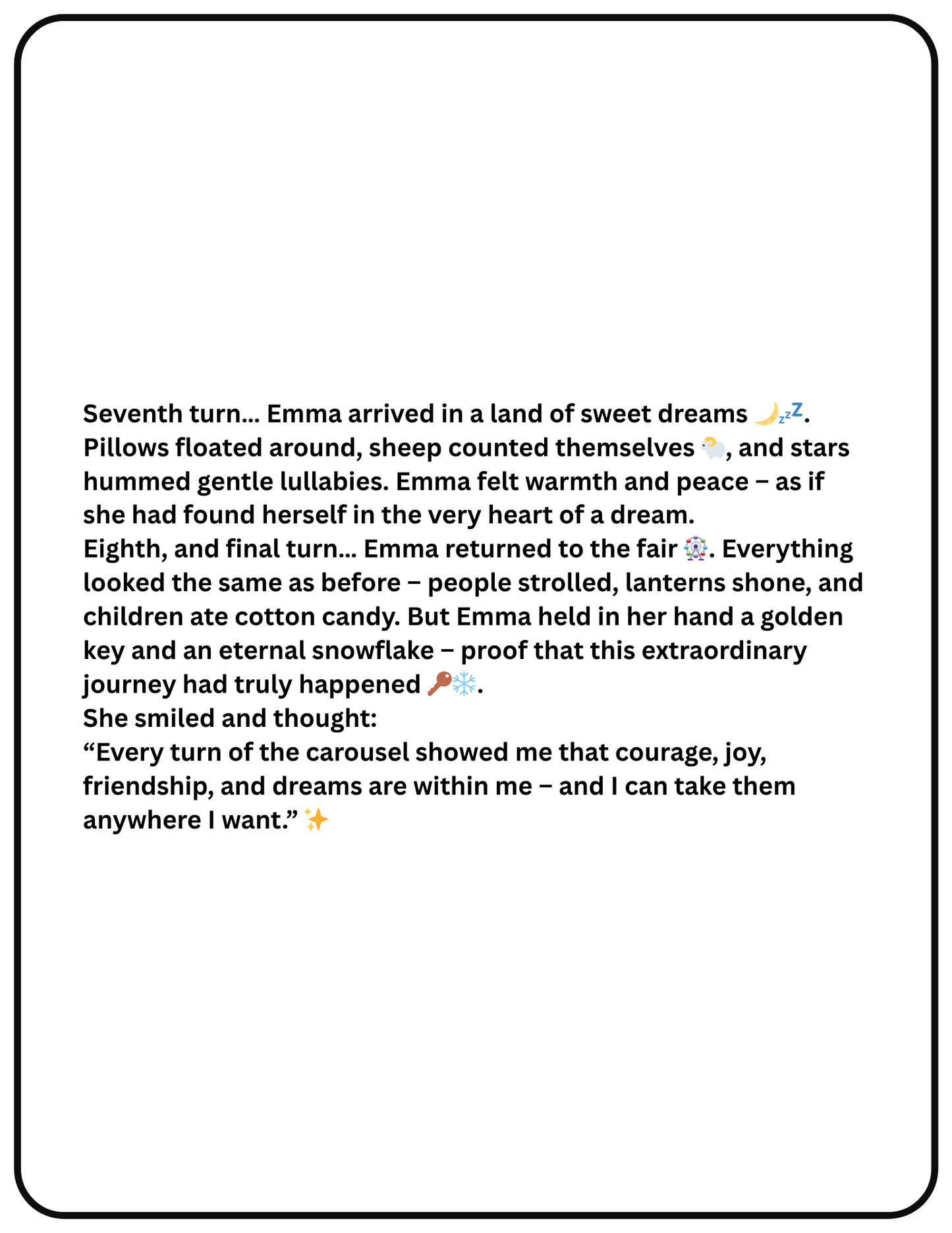 Emma i Karuzela Czasu – Magiczna Dwujęzyczna Bajka z Zadaniami i Kolorowankami (PDF do druku)