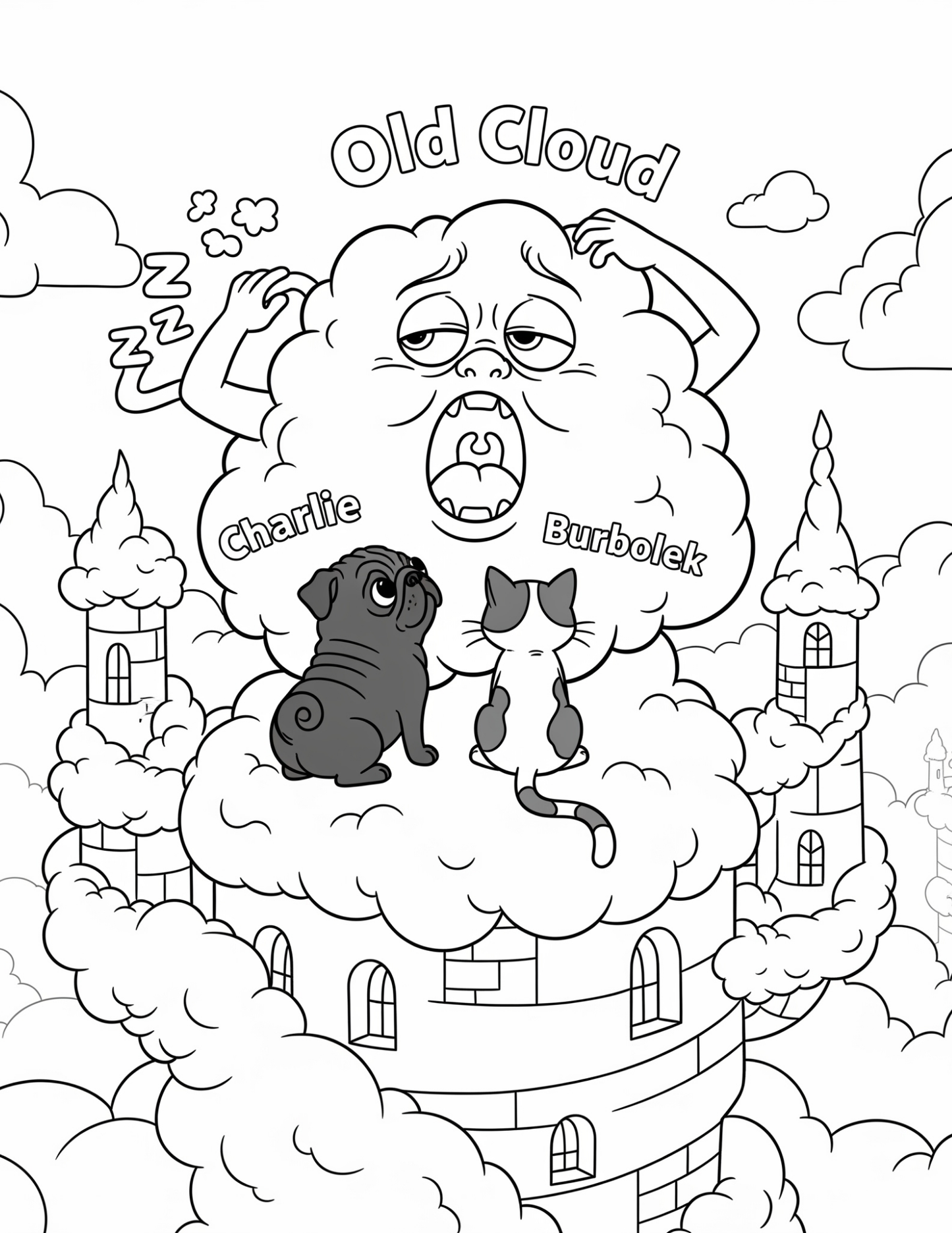 Przygoda Charlie i Burbołka: Magiczny Pakiet Zabaw do Druku (PDF)