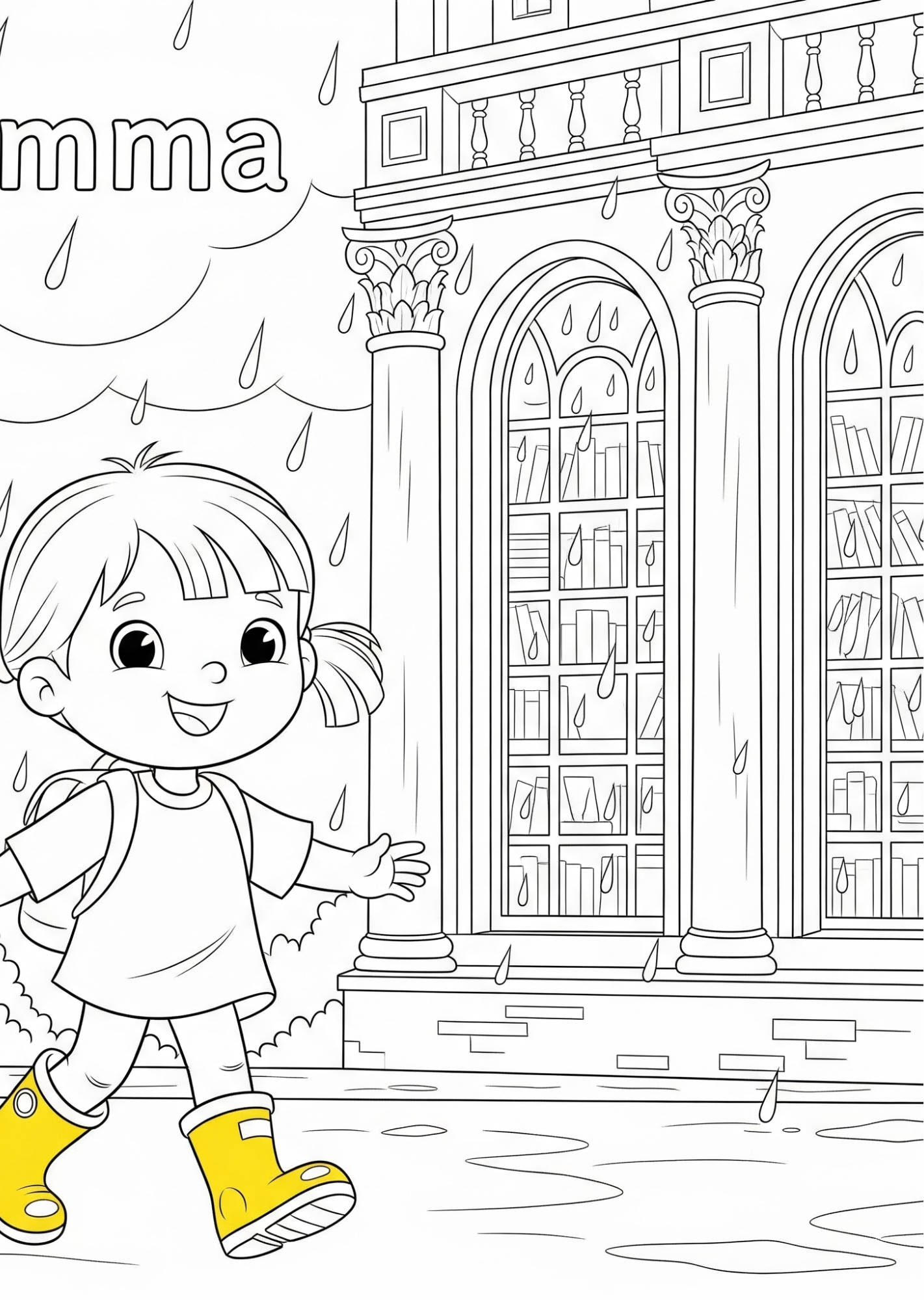 Emma i Biblioteczny potworek