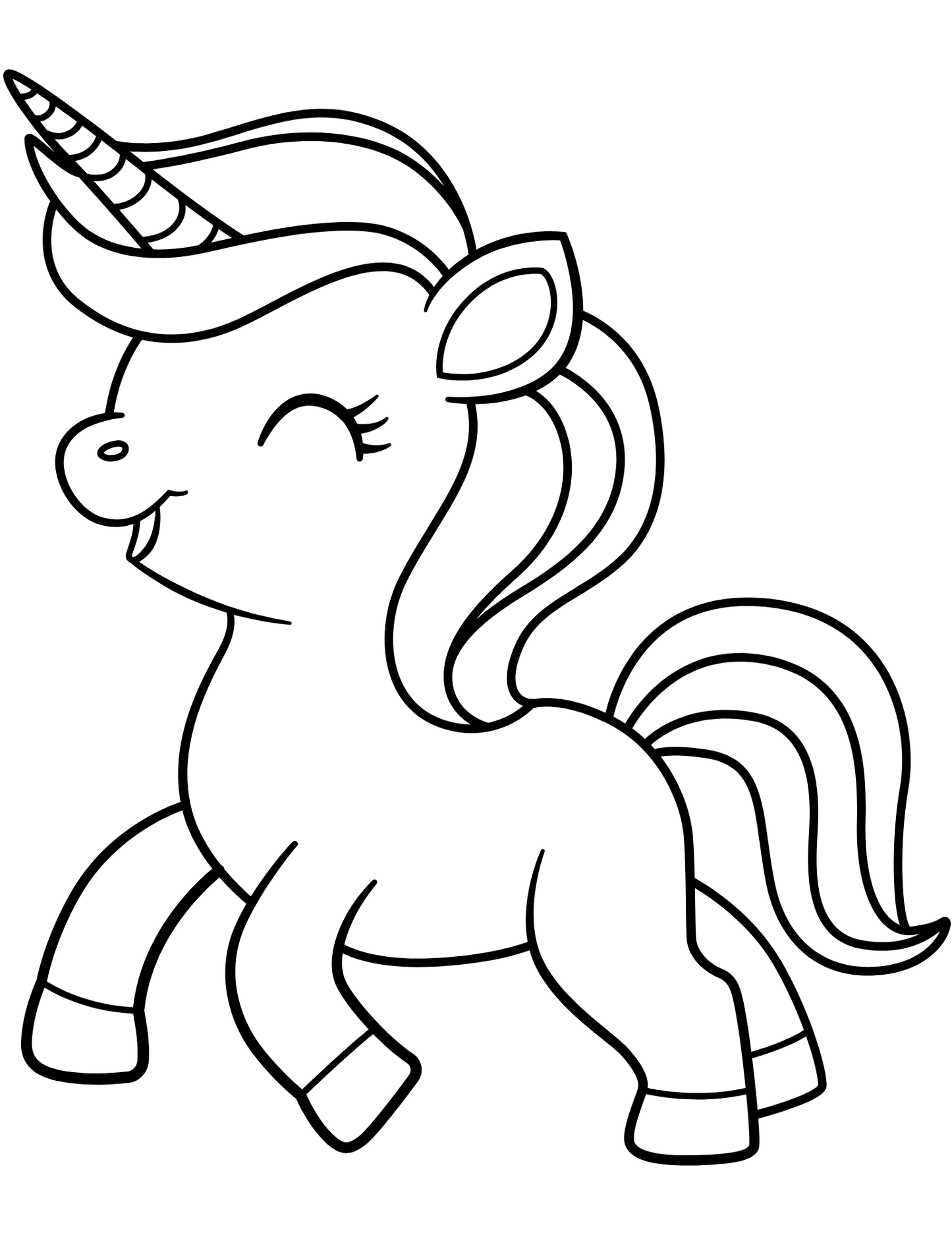 Unicorn Kolorowanka dla dziewczynek