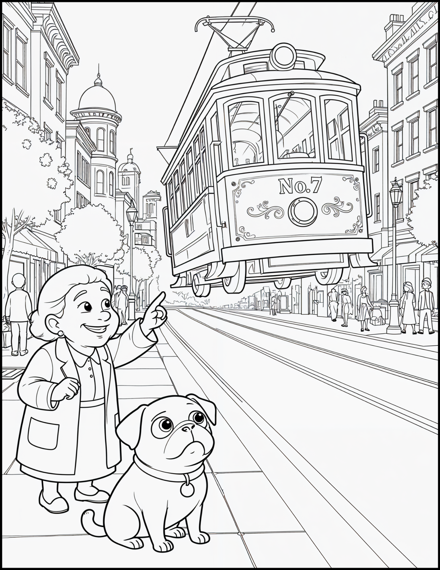 E-book + Kolorowanki: „Charlie i Zaczarowany Tramwaj Nr 7” (PDF do druku)