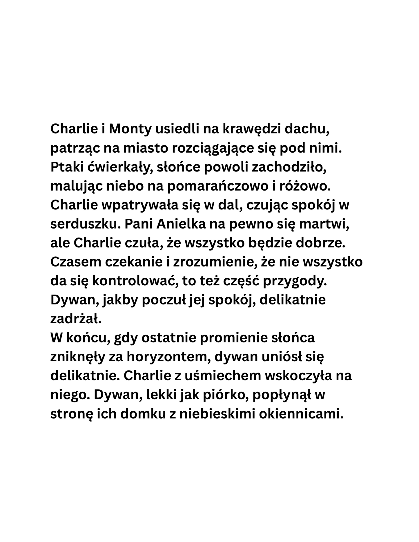 Charlie i Latający Dywan Babu Rysia 🐾