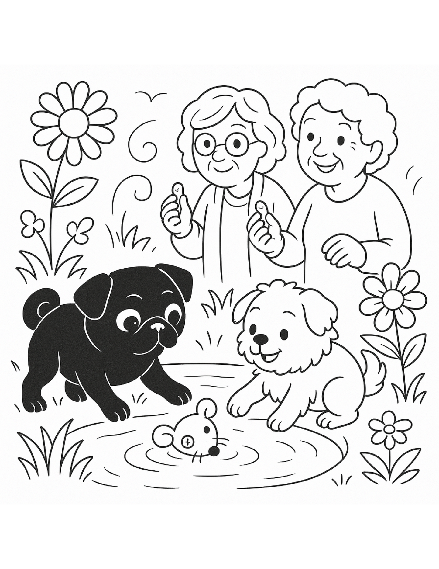 Charlie i Psotny Precel: Tajemnica Ogrodu 🐾