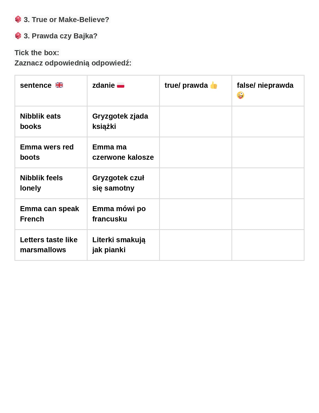 Emma i Biblioteczny potworek